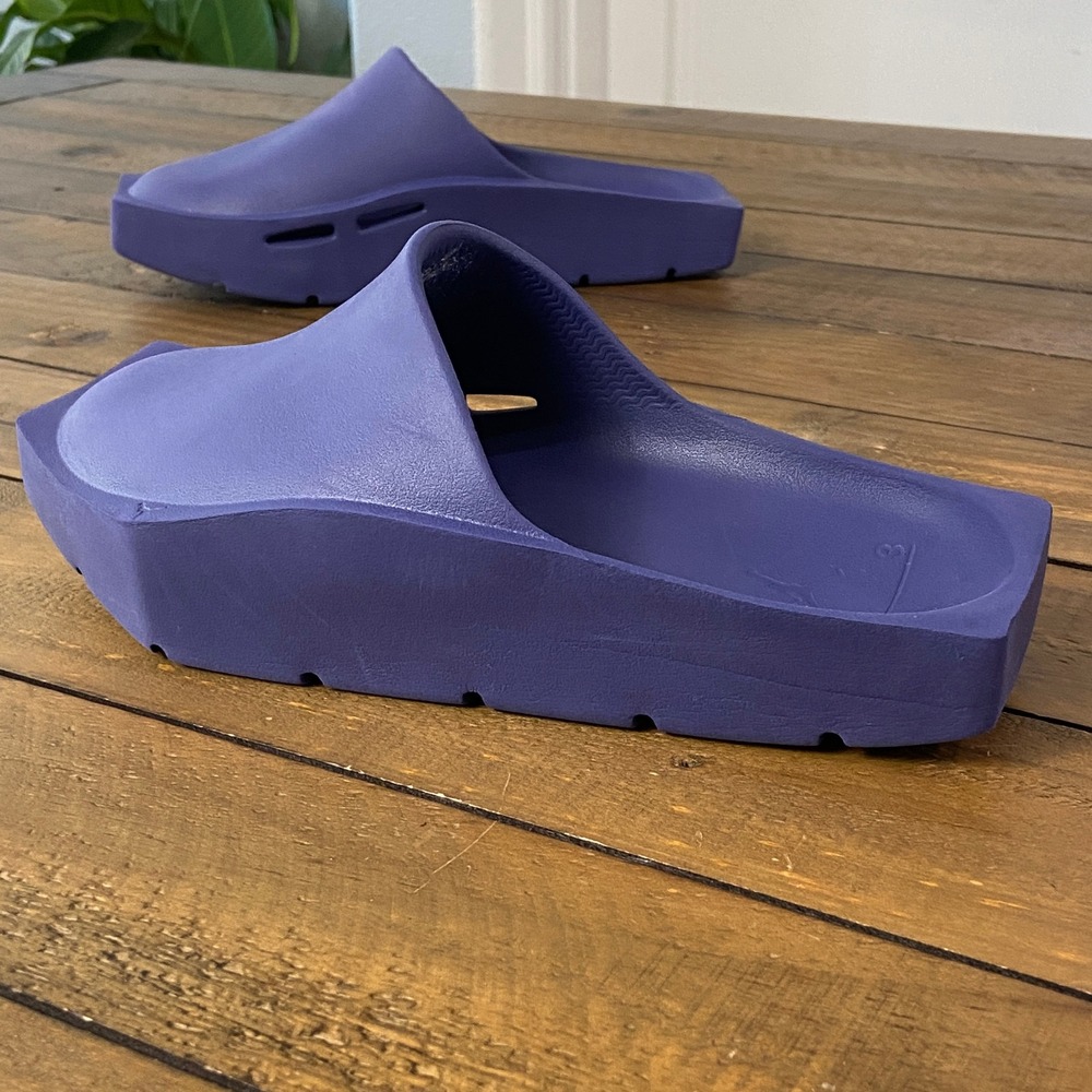 Jordan Hex Mule Brilliant Orange Purple Womens Slide Sandals DX6405-500 Size 7 - Picture 5 of 8